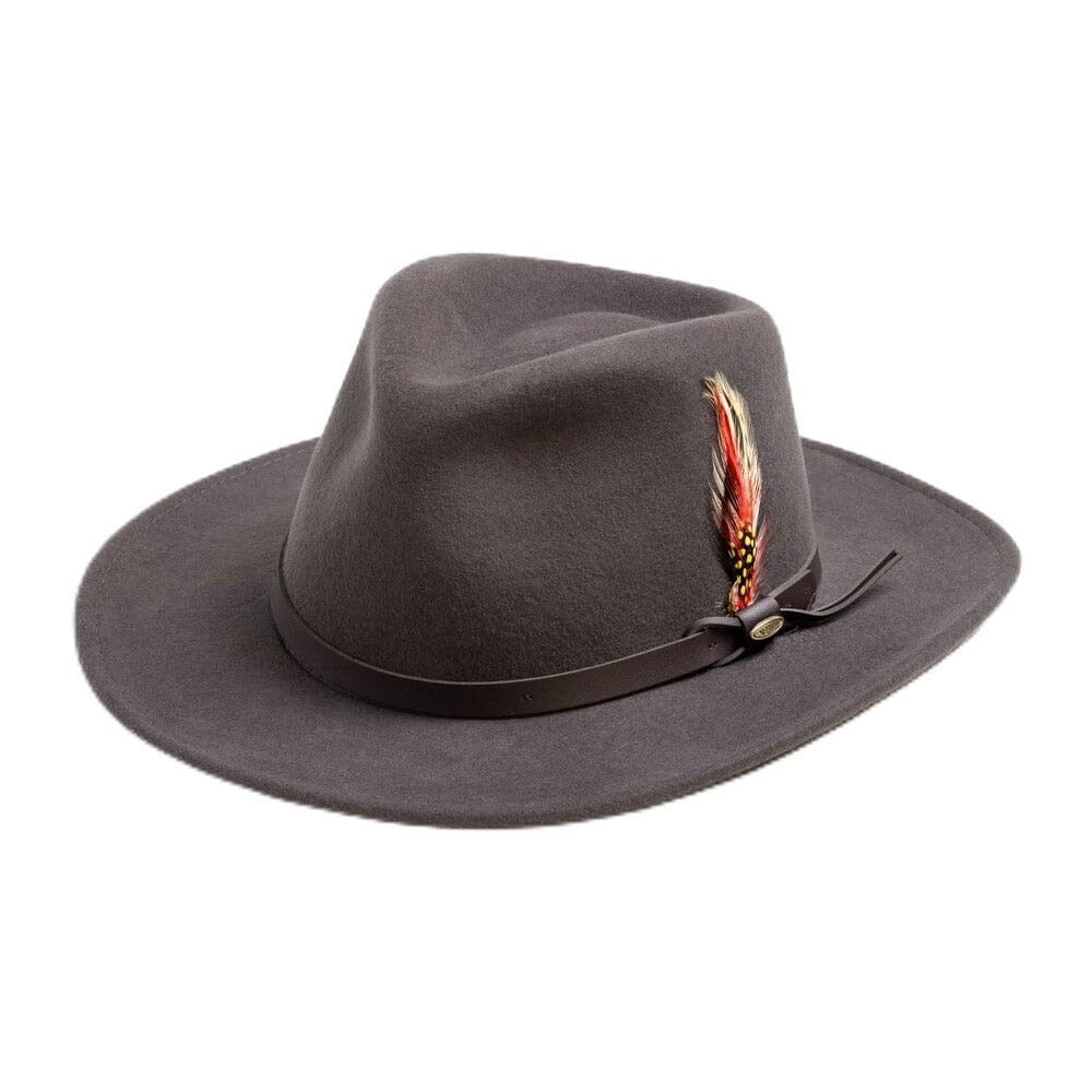 2875 Classico 's Crushable Felt Outback, Grey, X-Large